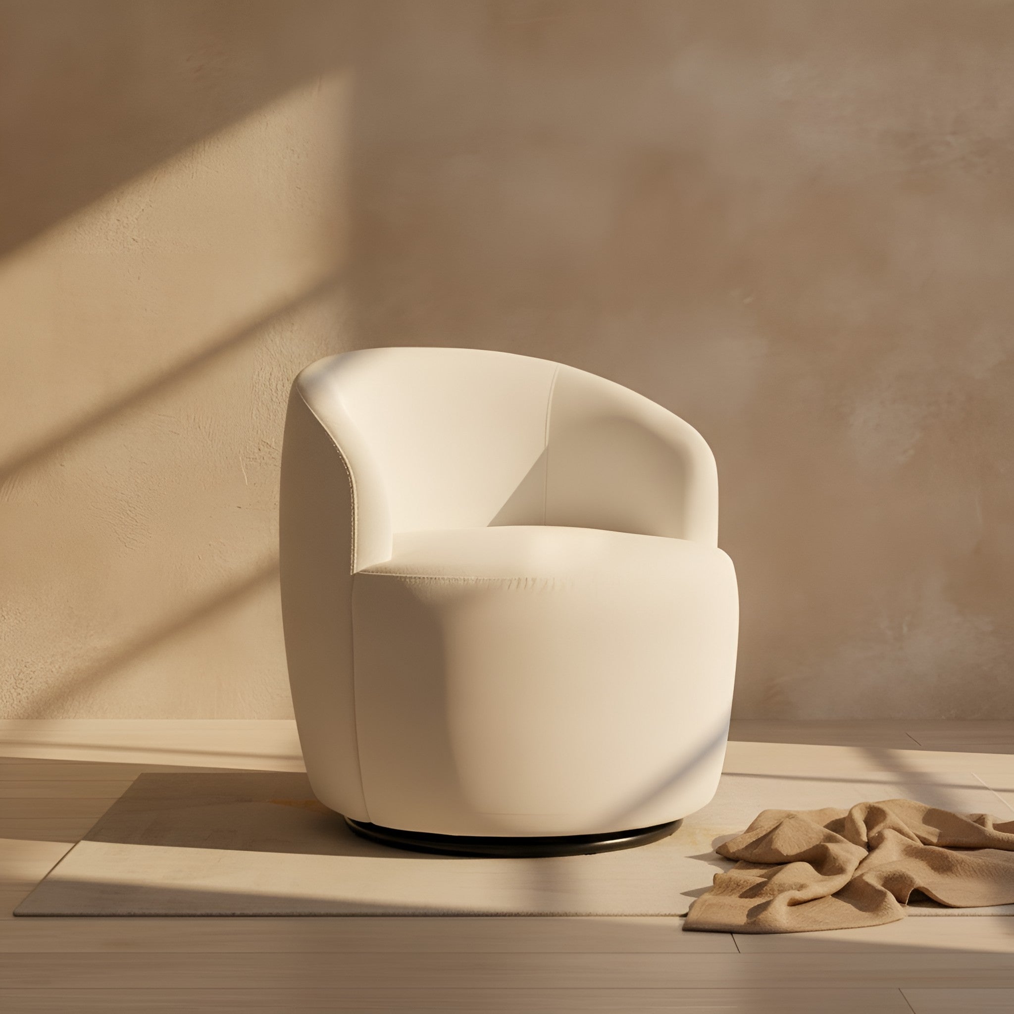 Tilde Barrel Velvet Accent Chair