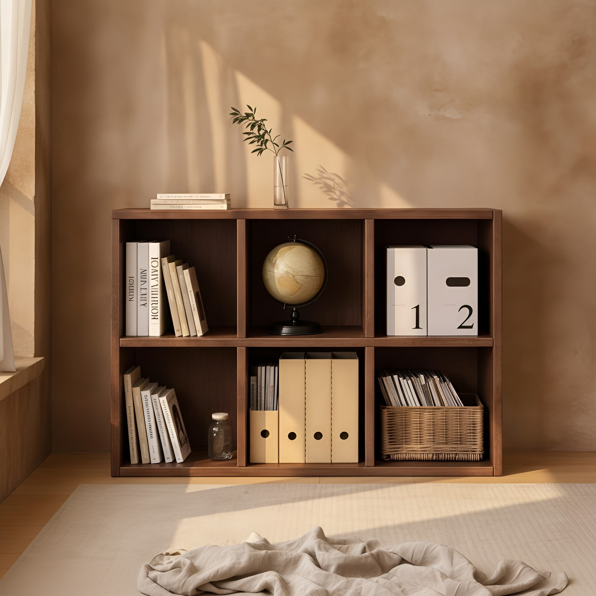Jorgen Solid Wood Bookshelf