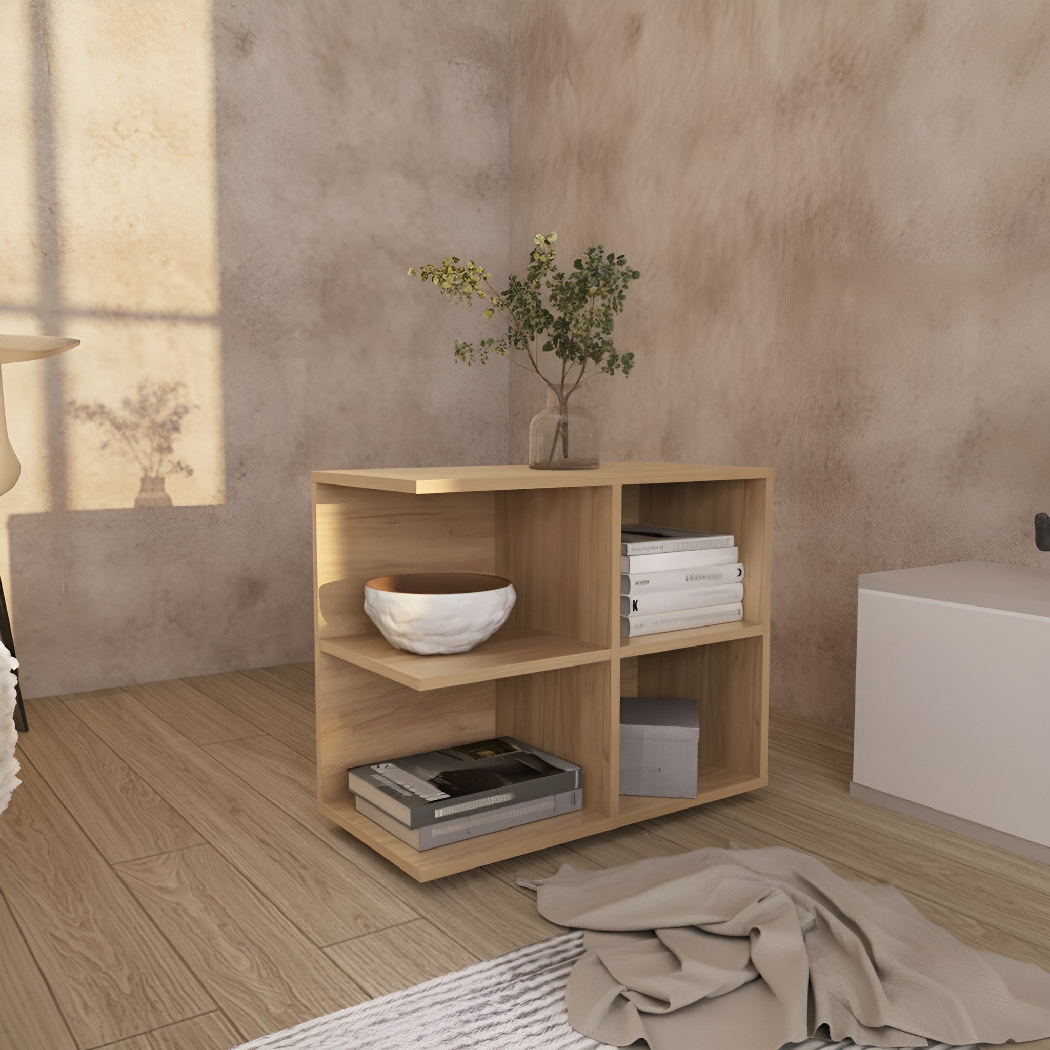 Ragnhild Oak Shelving Unit