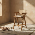 Vemund Walnut Bar Stool (Set of 2)