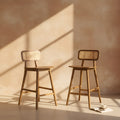 Eirik Walnut Bar Stool (Set of 2)
