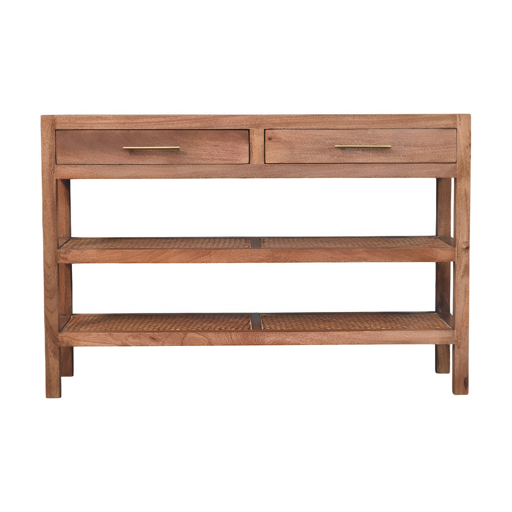 Kolgrim Rattan Console Table