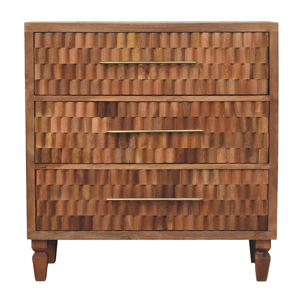 Njala Carved Chest of Drawers