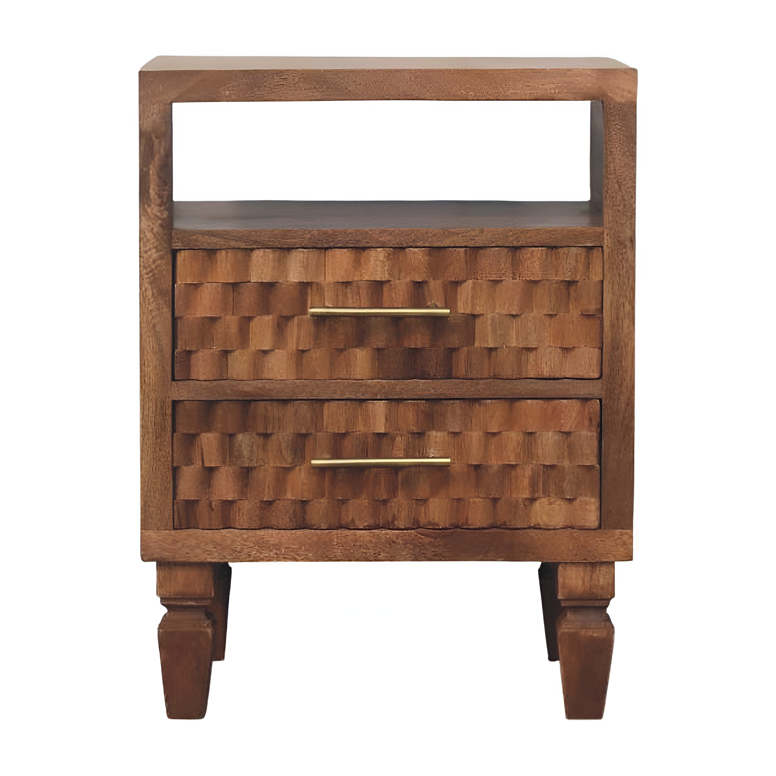 Ragnar Carved Nightstand