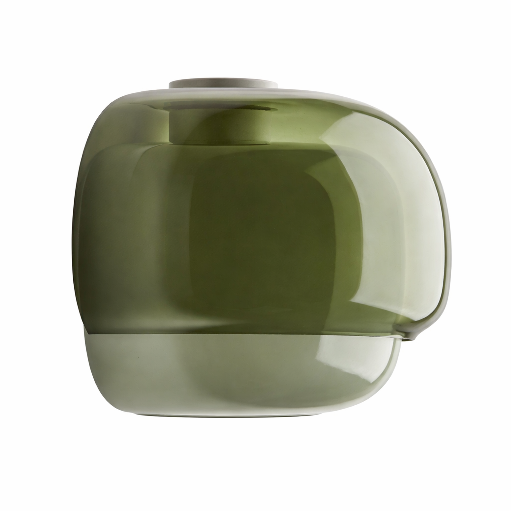 Wall Lamp with Colored Glass Shade in Macaron Style