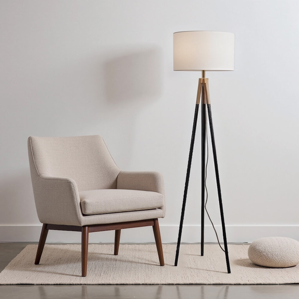Vale Brass Floor Lamp
