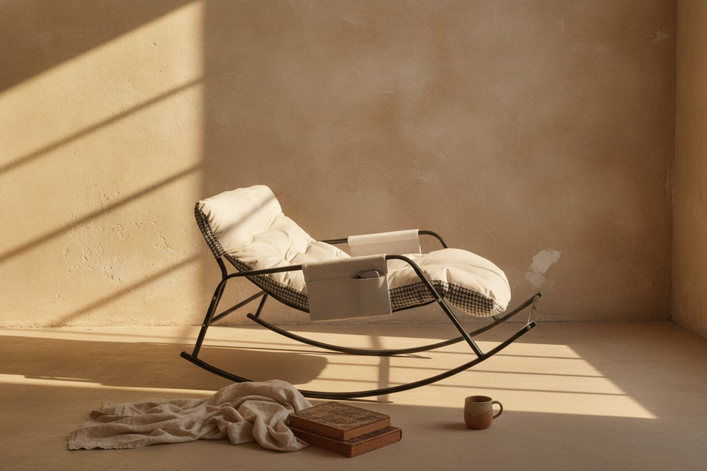 Saga Boucle Rocking Chair