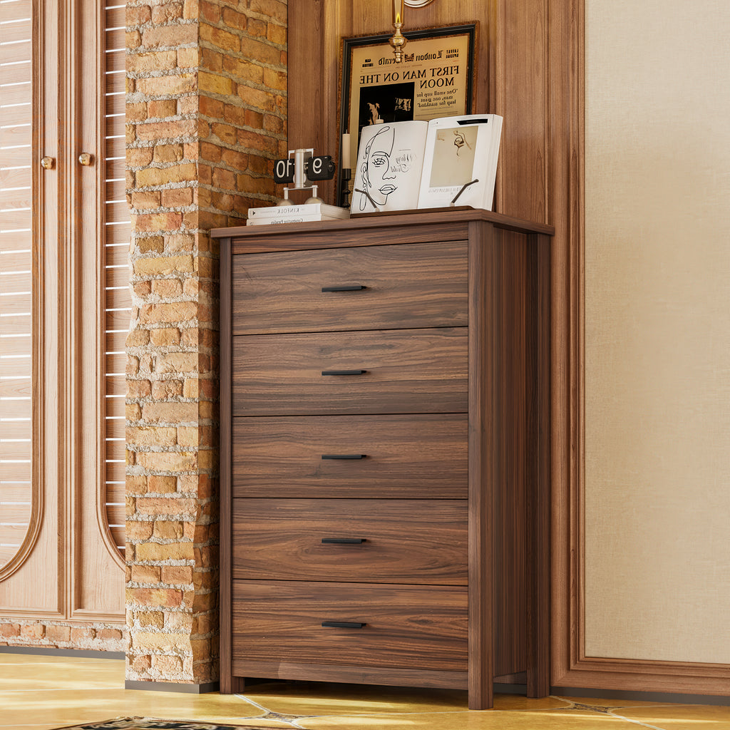 Soren Storage Walnut Bedroom Set