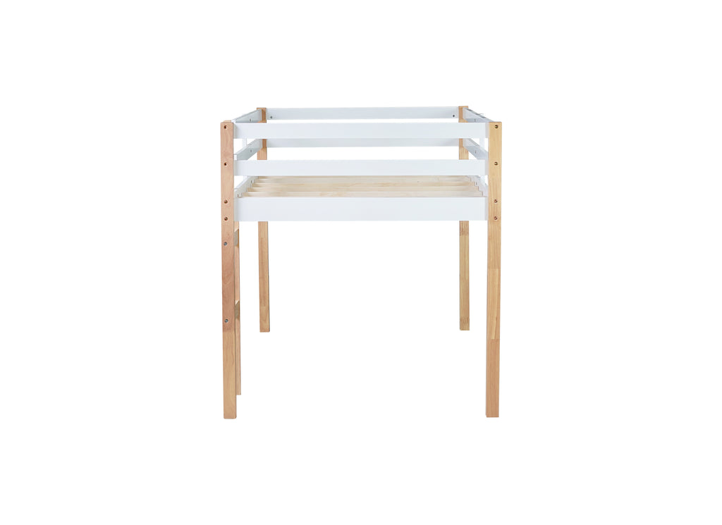Veslemoy Solid Wood Twin Platform Bed Frame