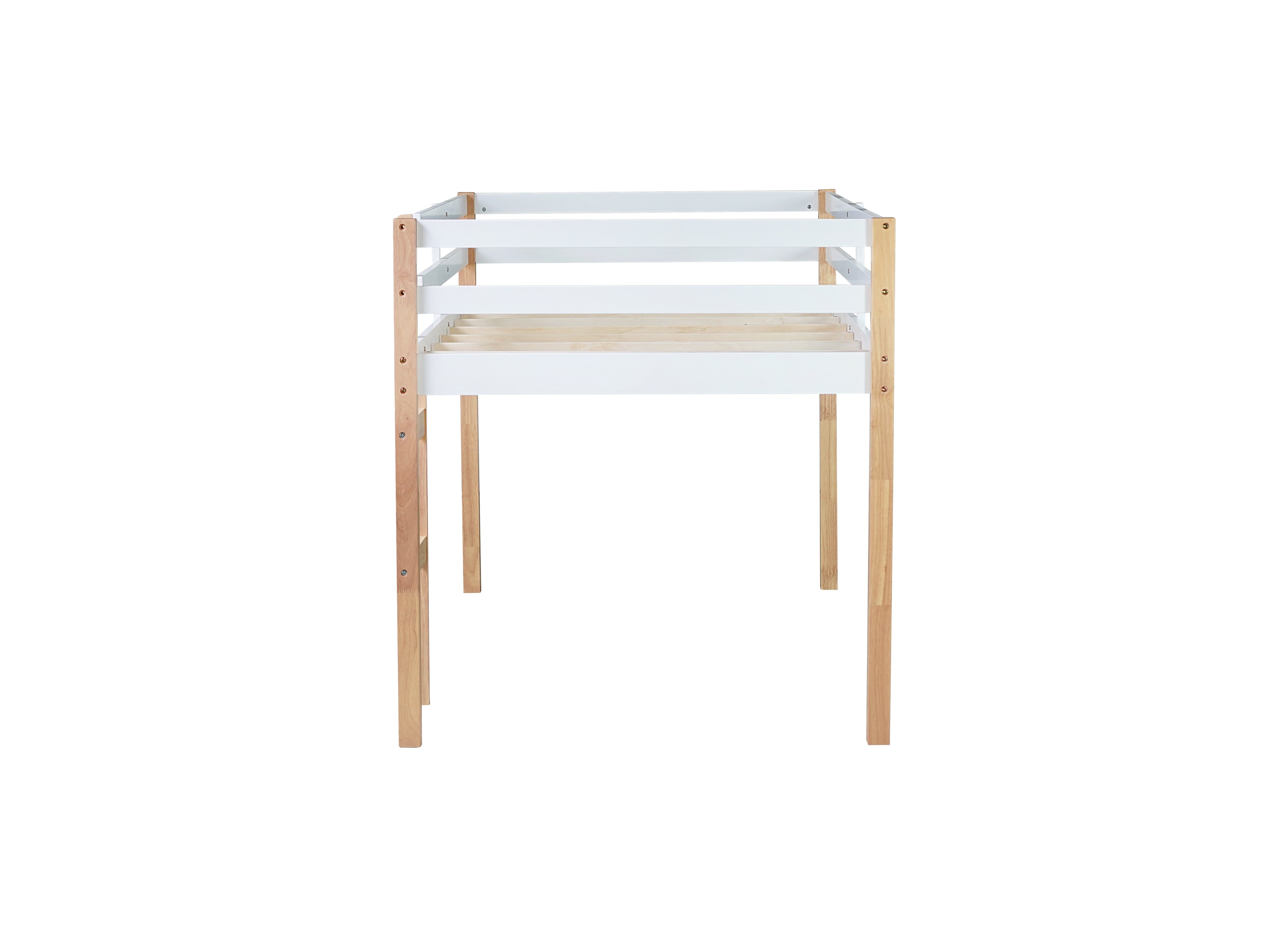 Veslemoy Solid Wood Twin Platform Bed Frame
