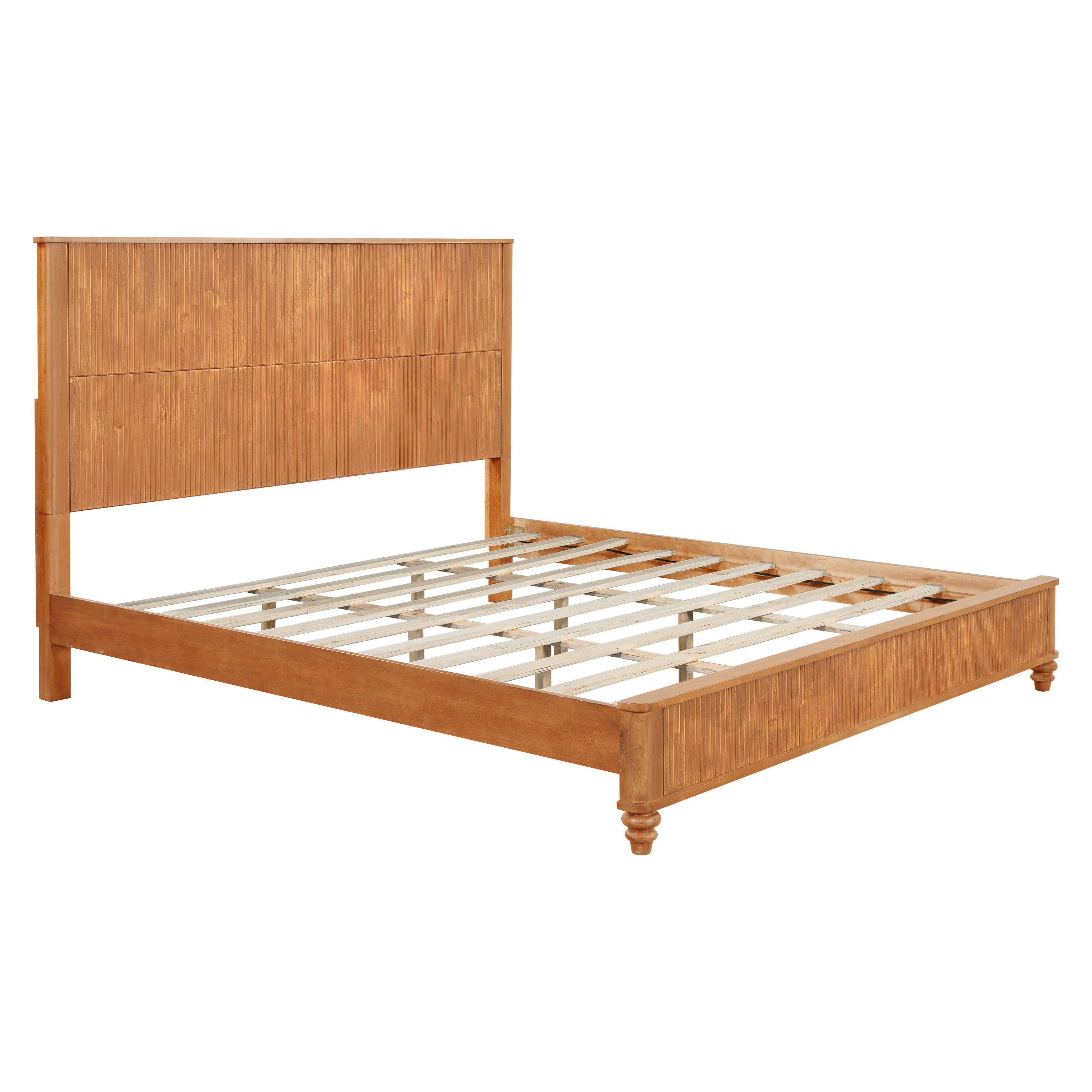 Orla Solid Wood King Platform Bed Frame