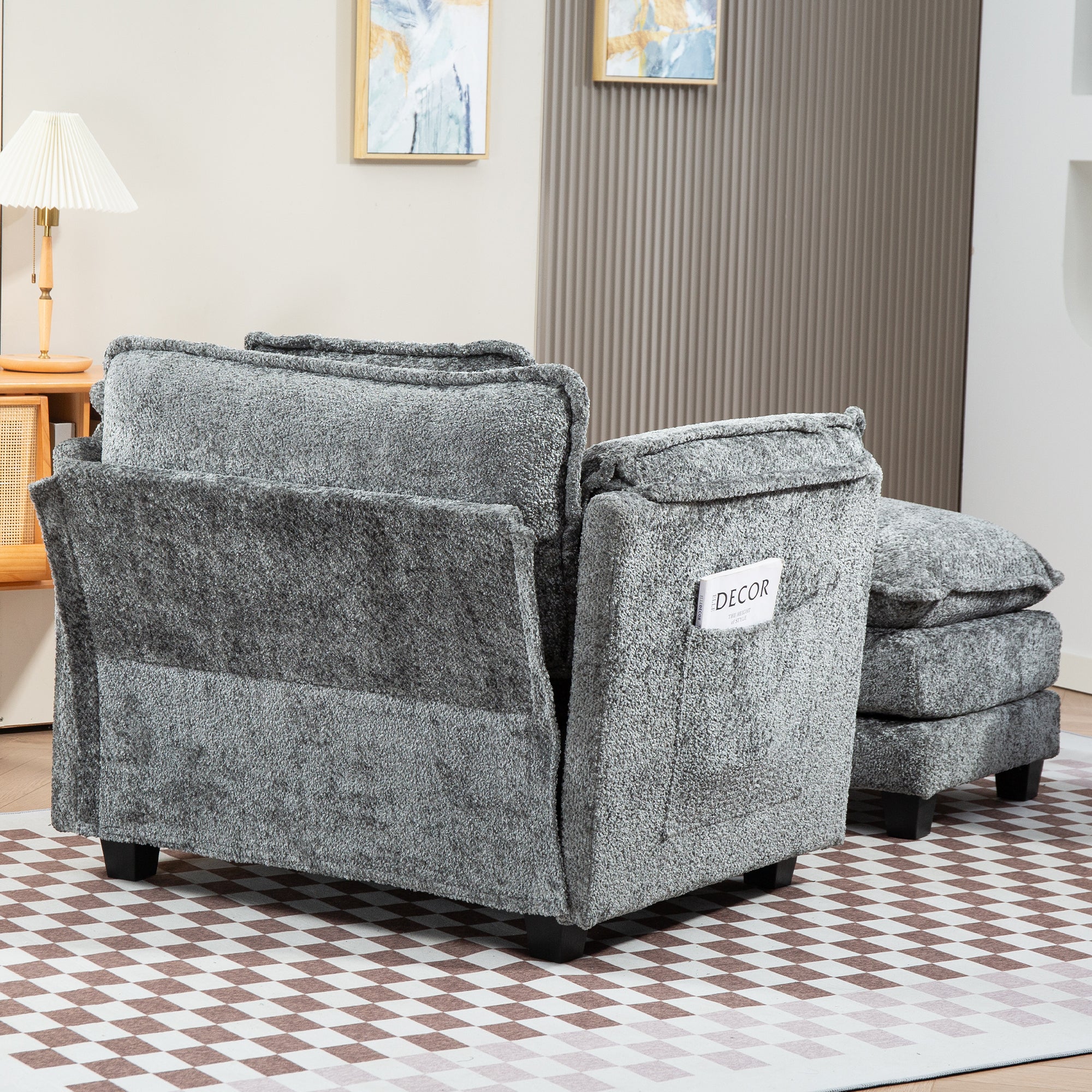 Elin Boucle Accent Chair