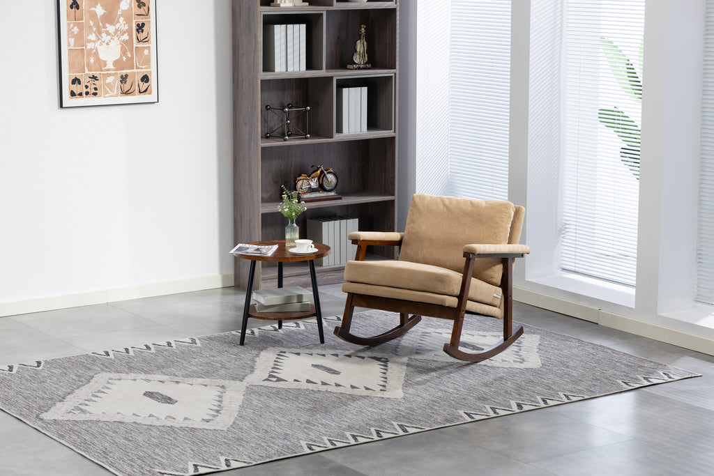 Gitte Velvet Rocking Chair