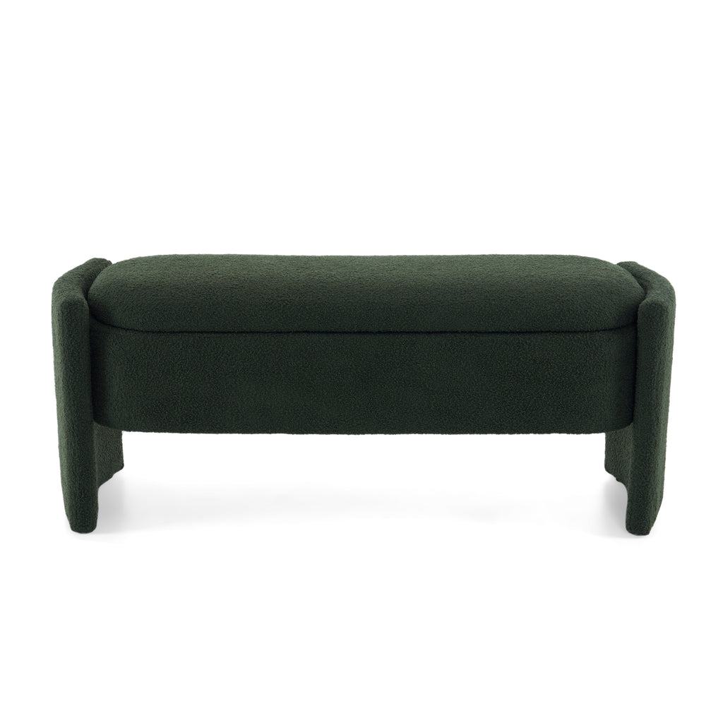Casper Storage Boucle Ottoman