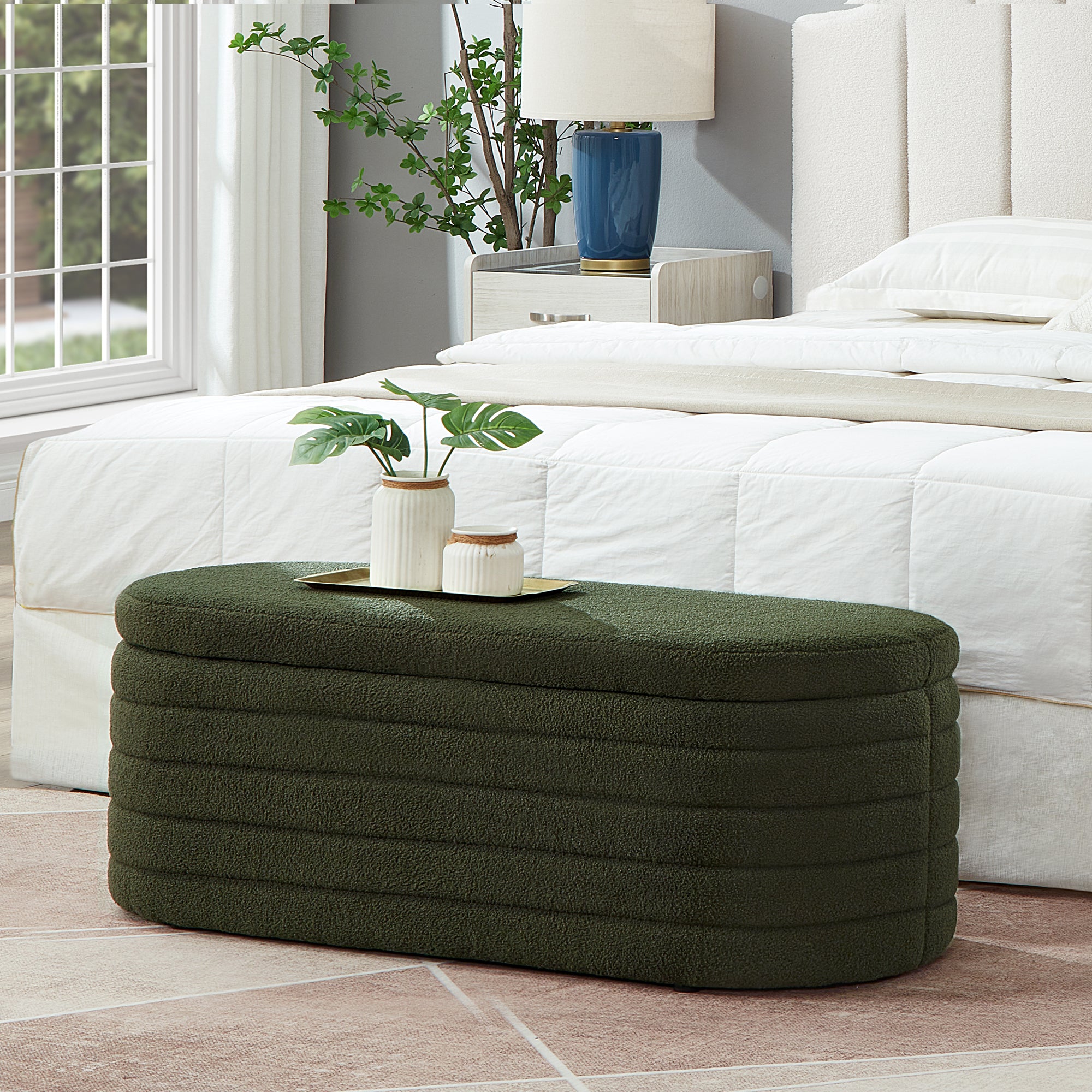 Lasse Oval Boucle Bench