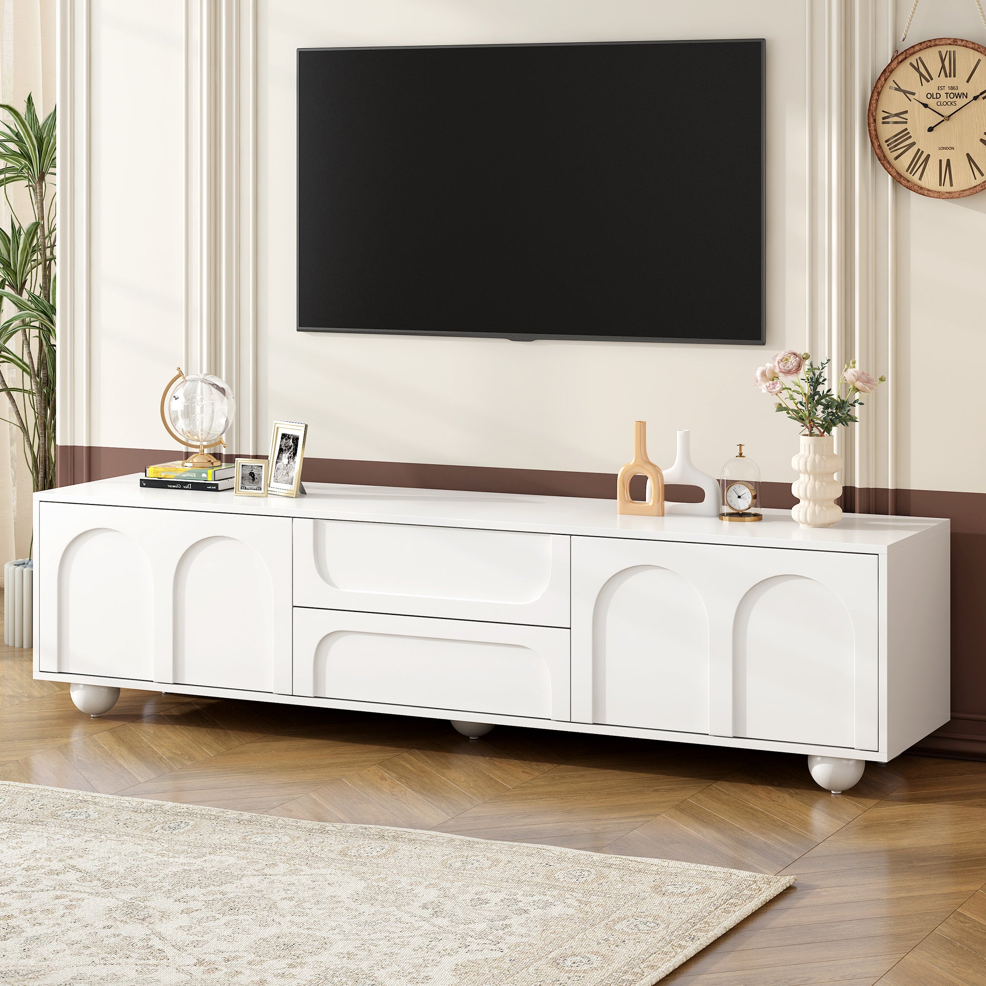 Gro Solid Wood TV Stand