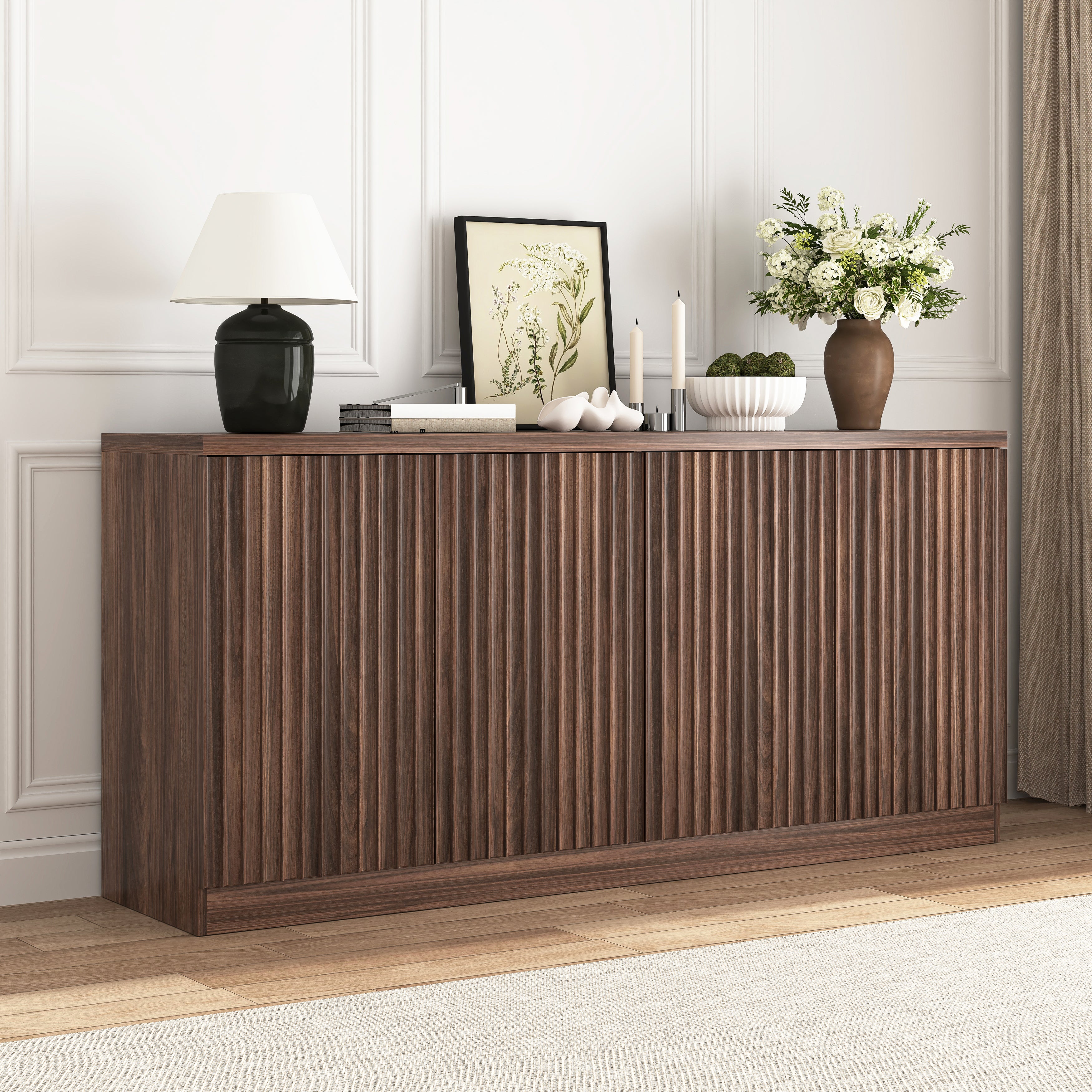 Petra Storage Walnut Sideboard