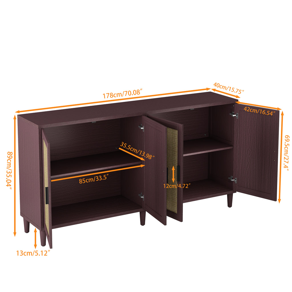 Kari Storage Rattan Cabinet