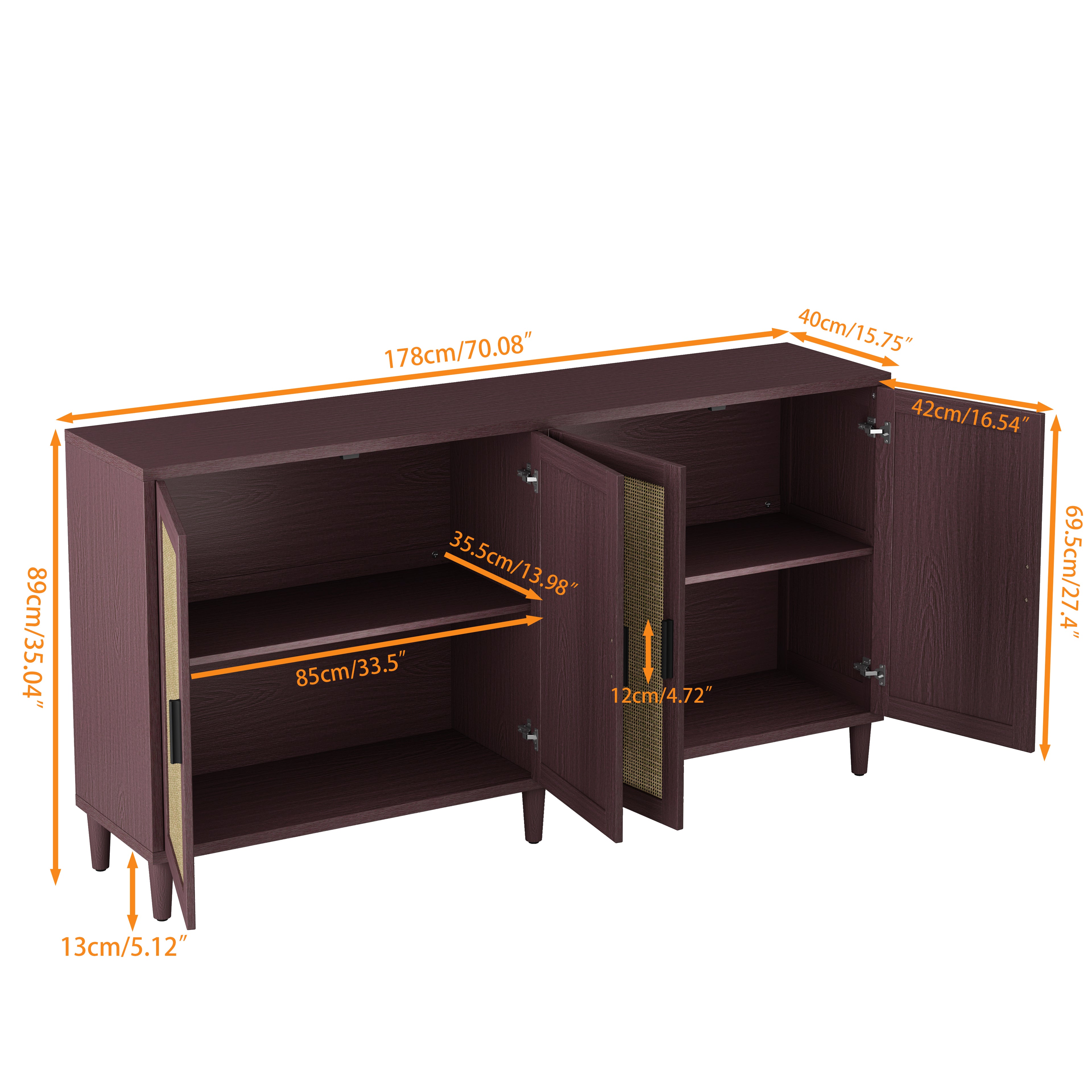 Kari Storage Rattan Cabinet