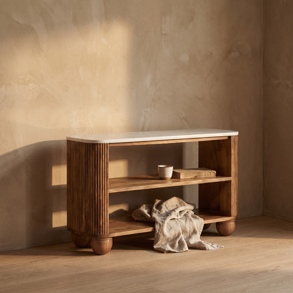 Vanna Marble Bench