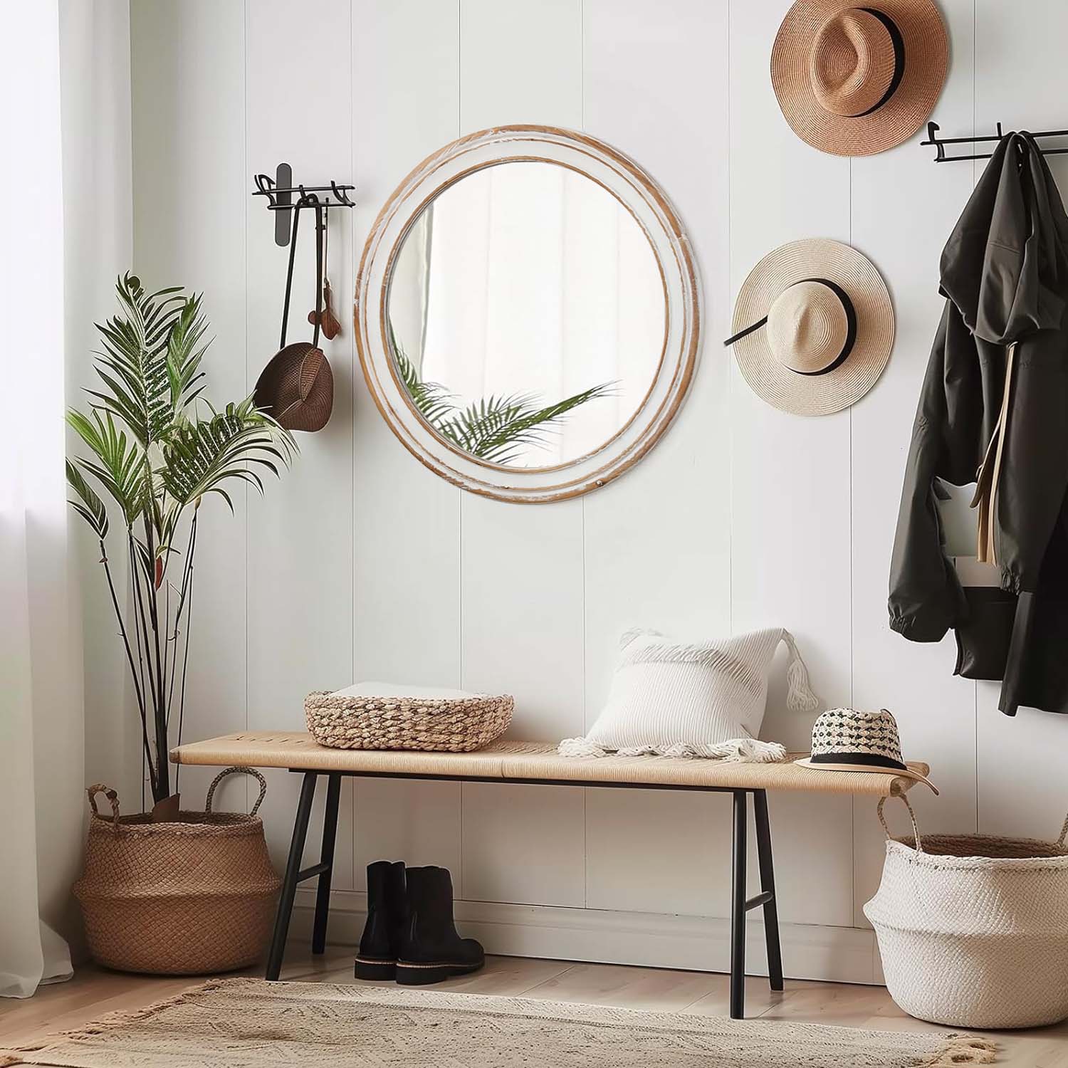 Jarl Round Wall Mirror