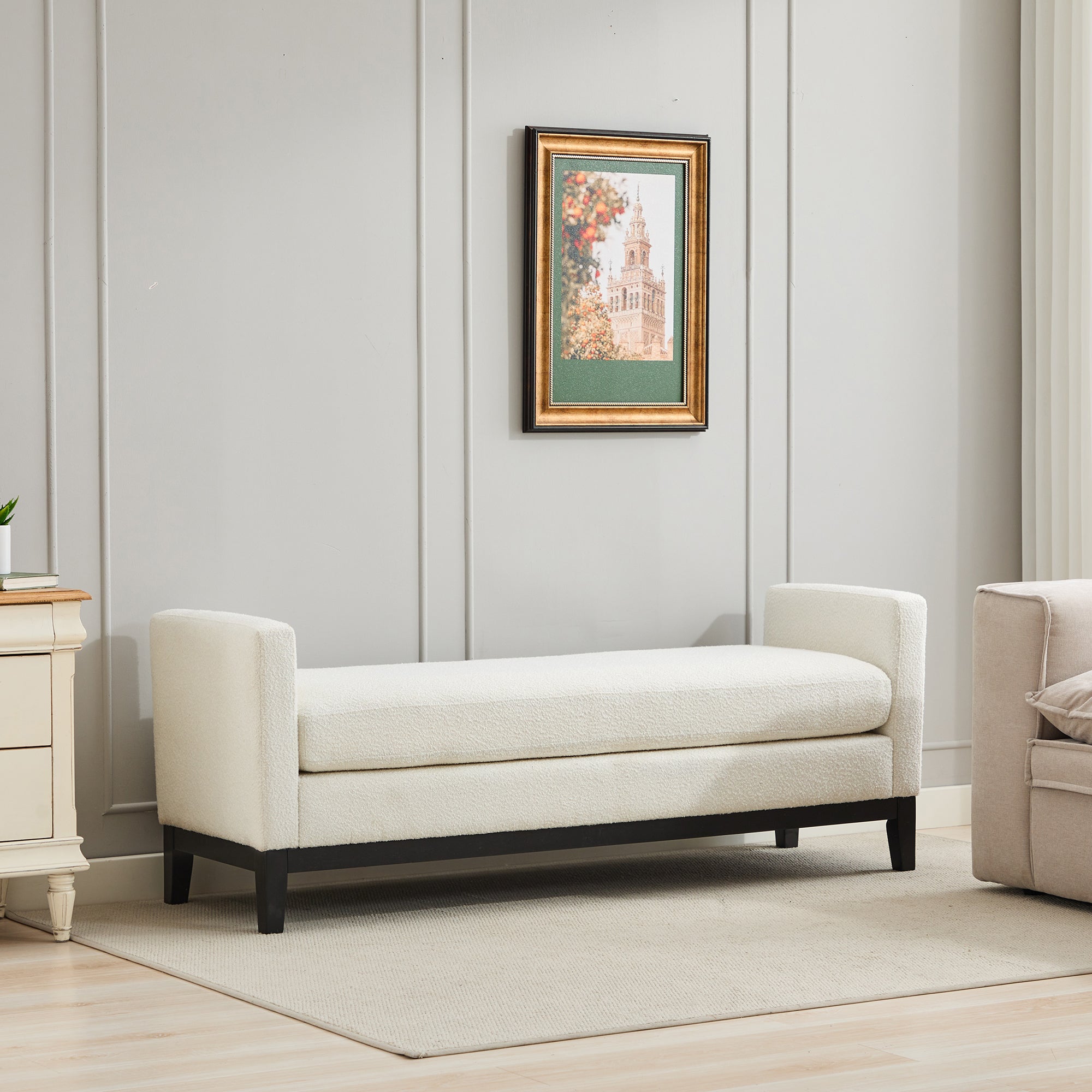 Gorm Boucle Bench