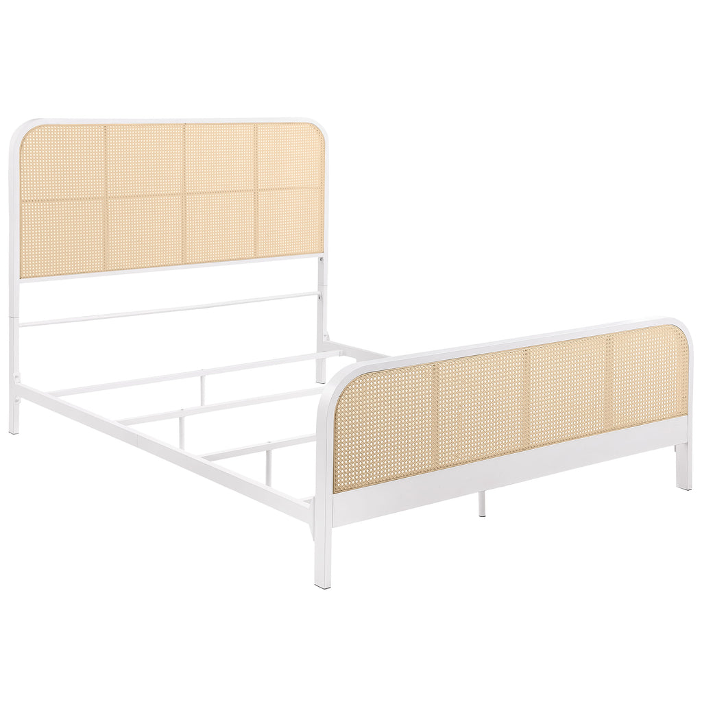 Halfdan Cane Queen Bed Frame