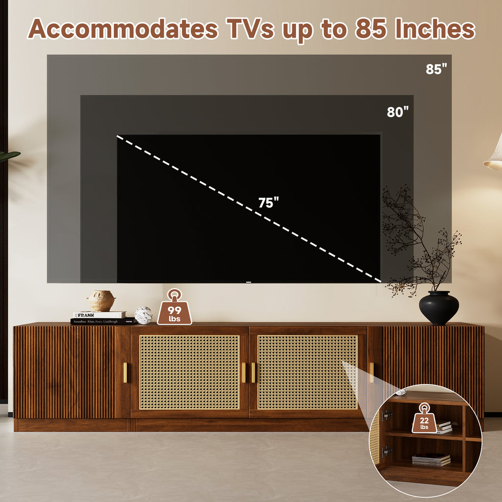 Birgit Rattan TV Stand