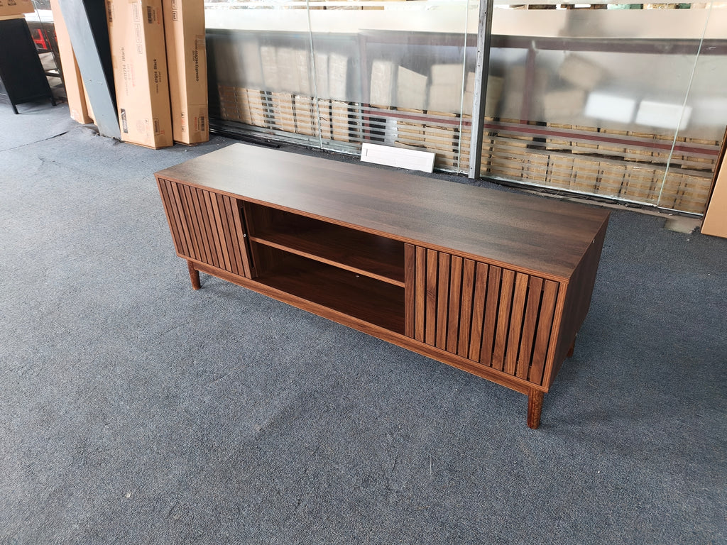 Nils Storage Walnut TV Stand
