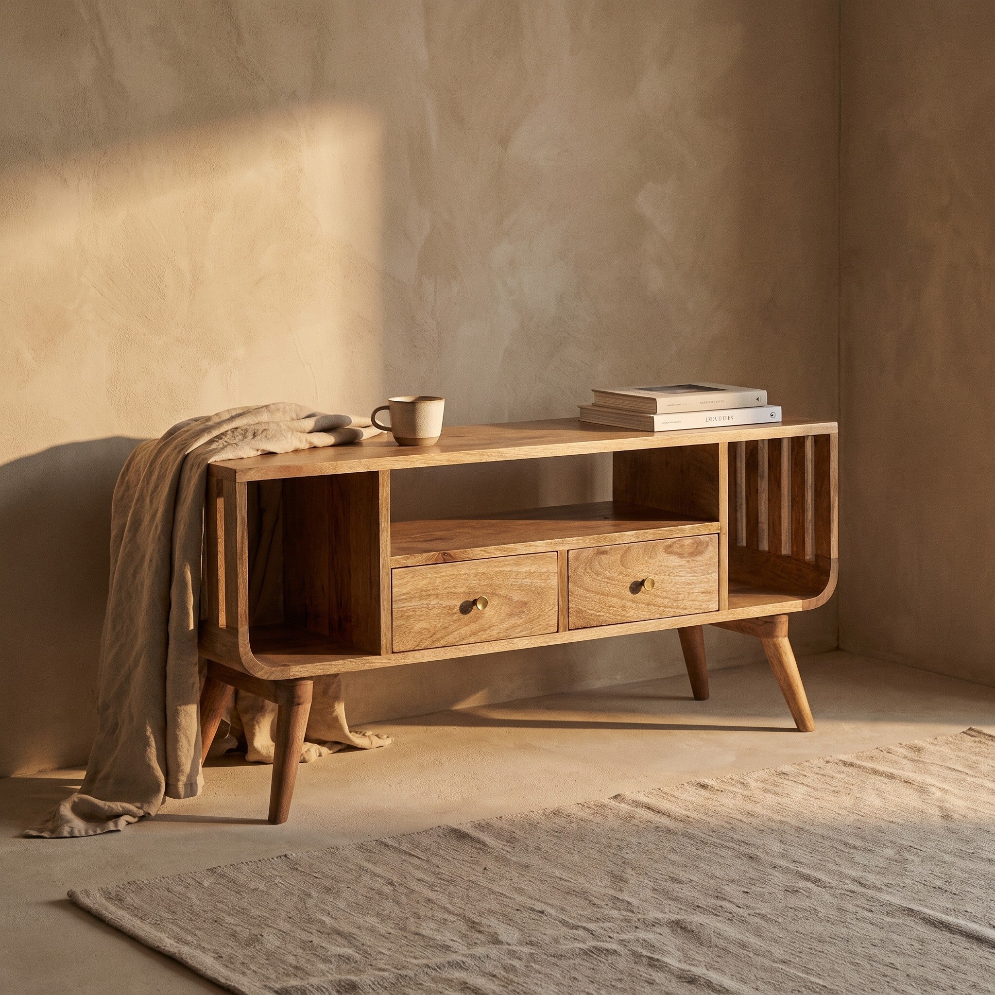 Kell Solid Wood TV Stand