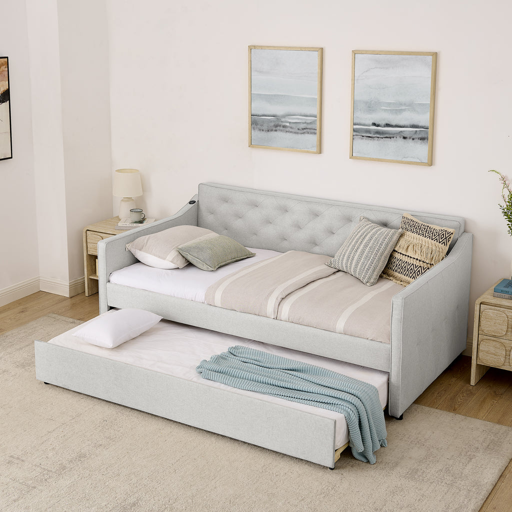Randi Linen Sofa Bed