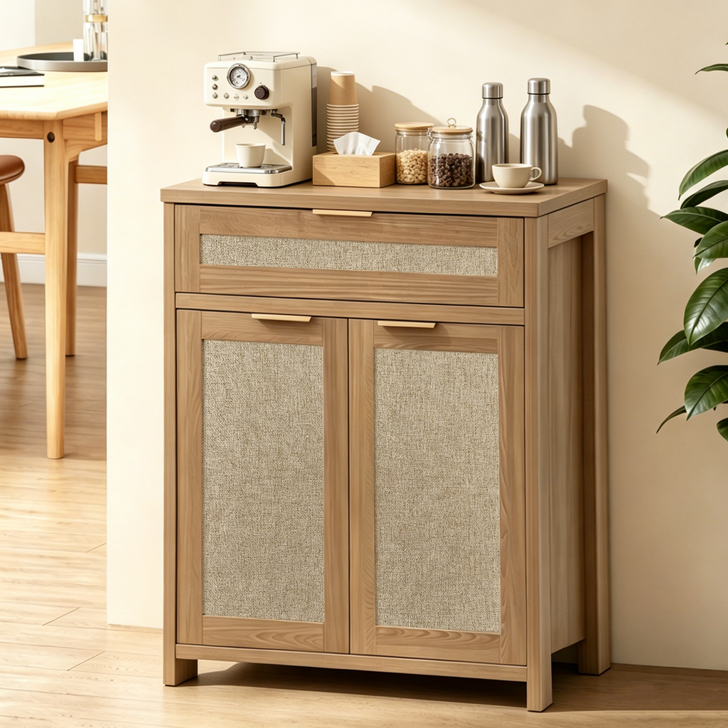 Ivalu Storage Rattan Cabinet