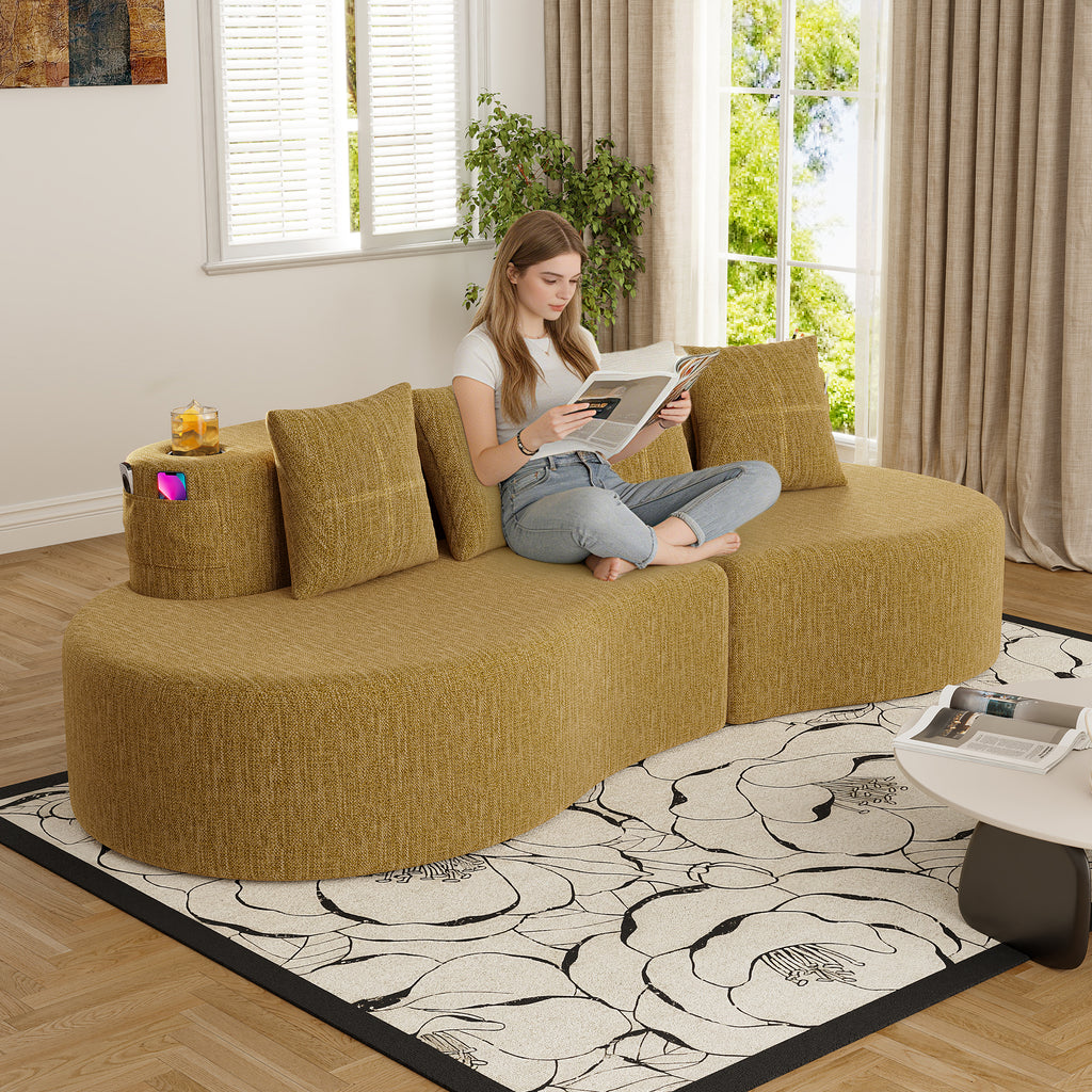 Aksel Curved Sofa