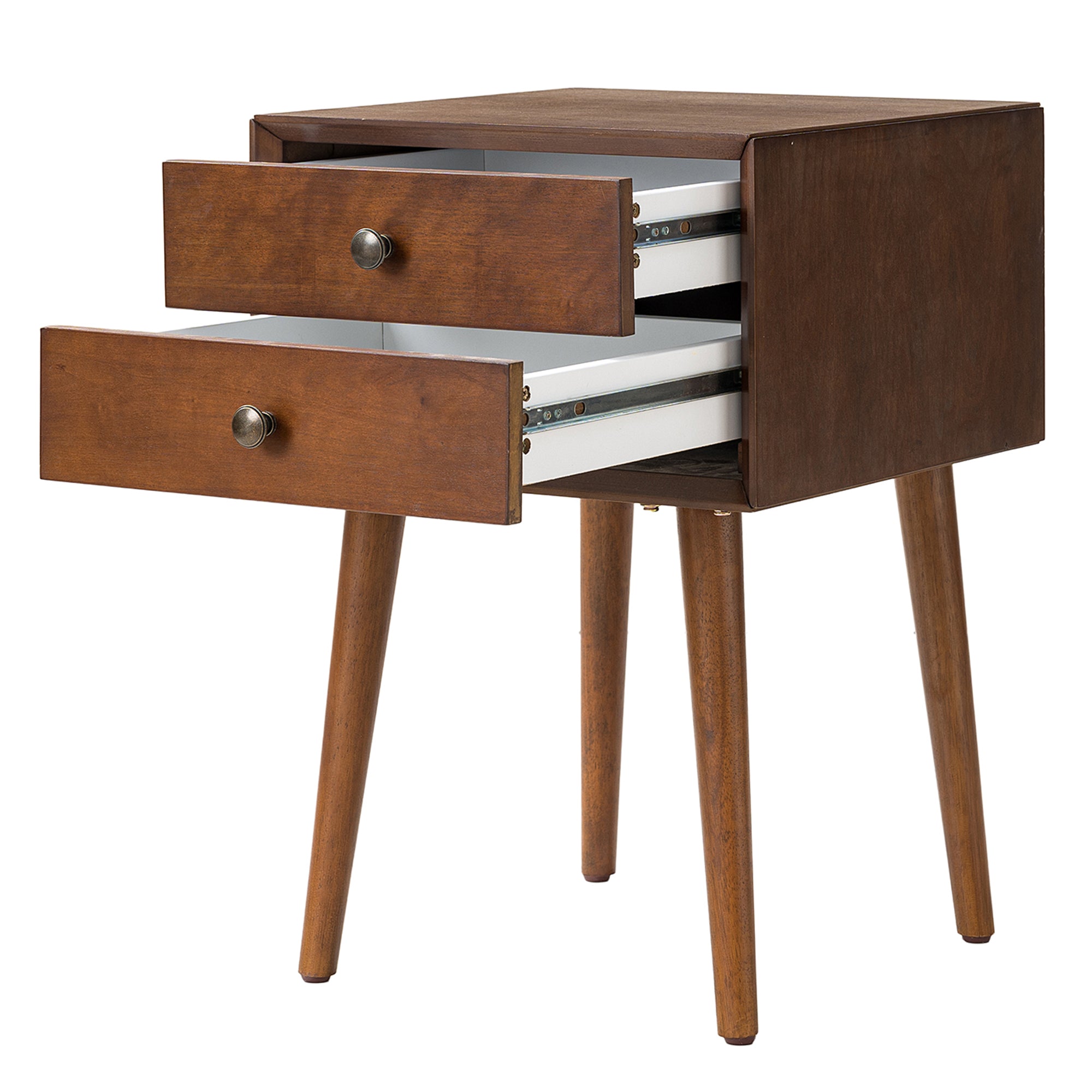 Dahl Storage Walnut Nightstand
