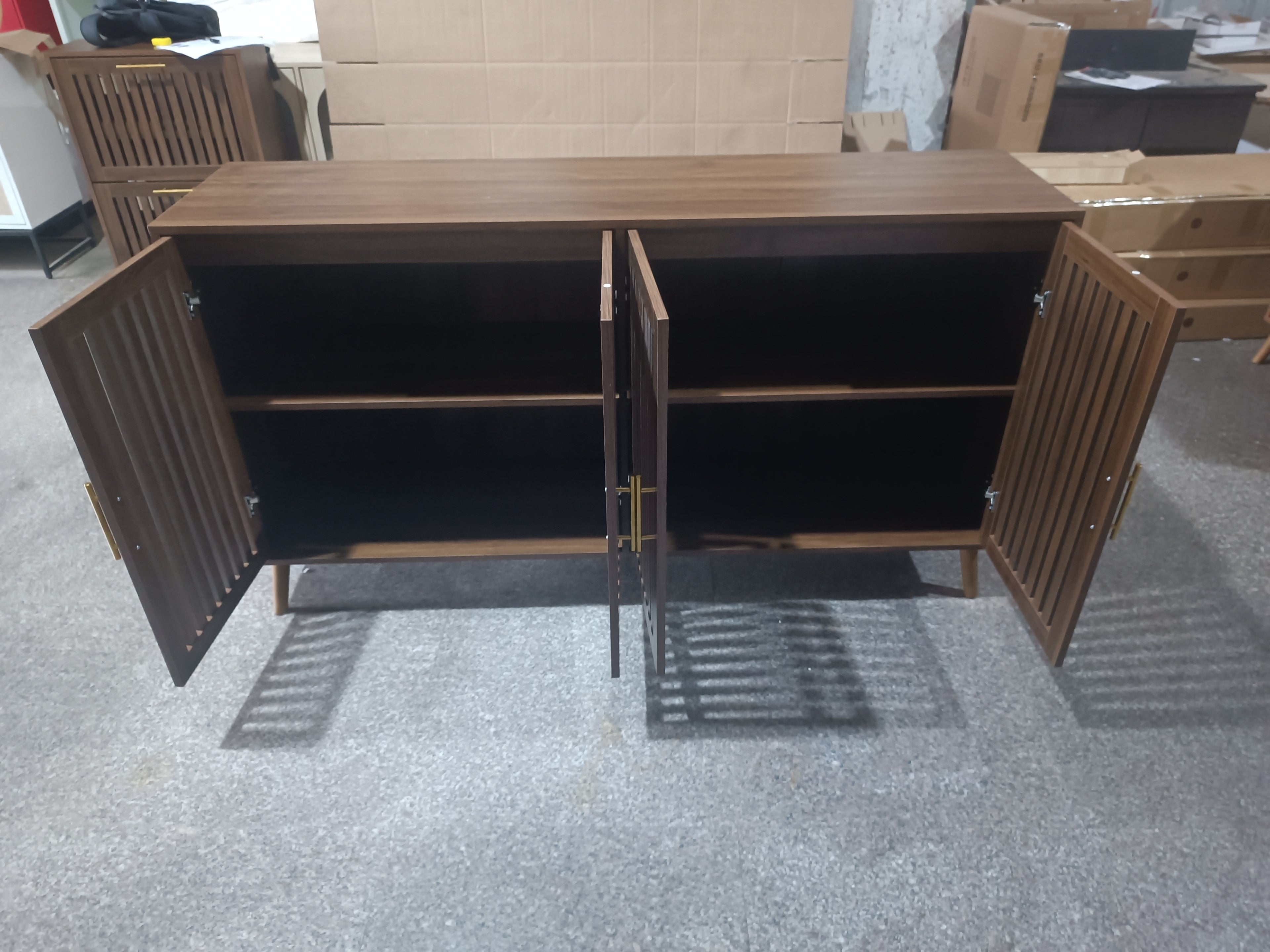 Signe Storage Walnut Sideboard