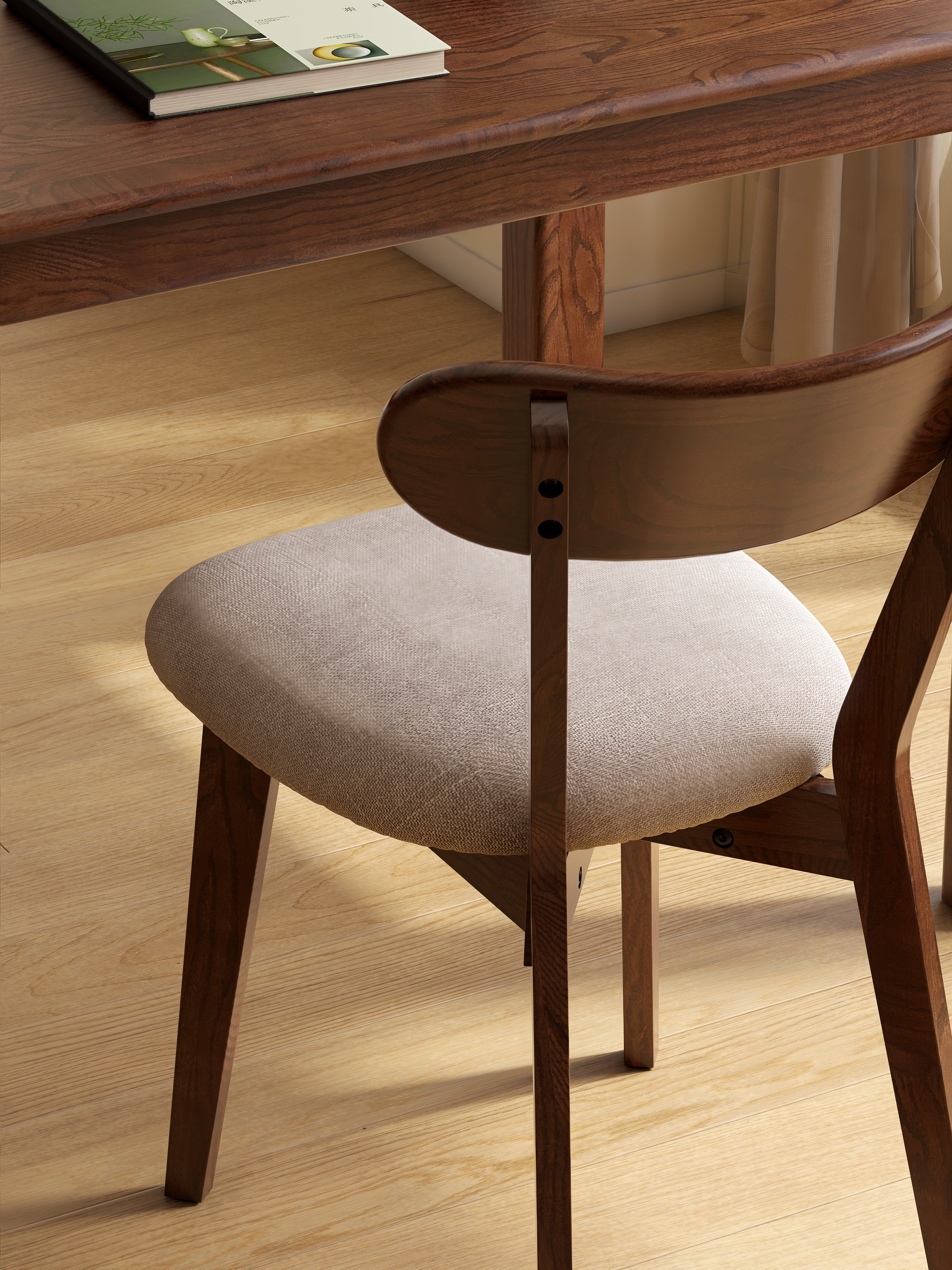 Lova Walnut Dining Chair