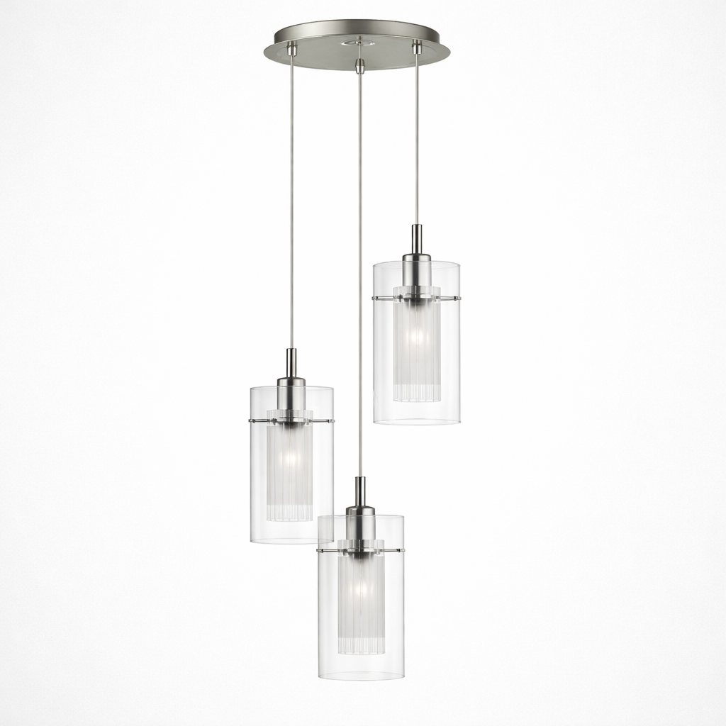 Loftslampe med klassisk form og jævn lysfordeling