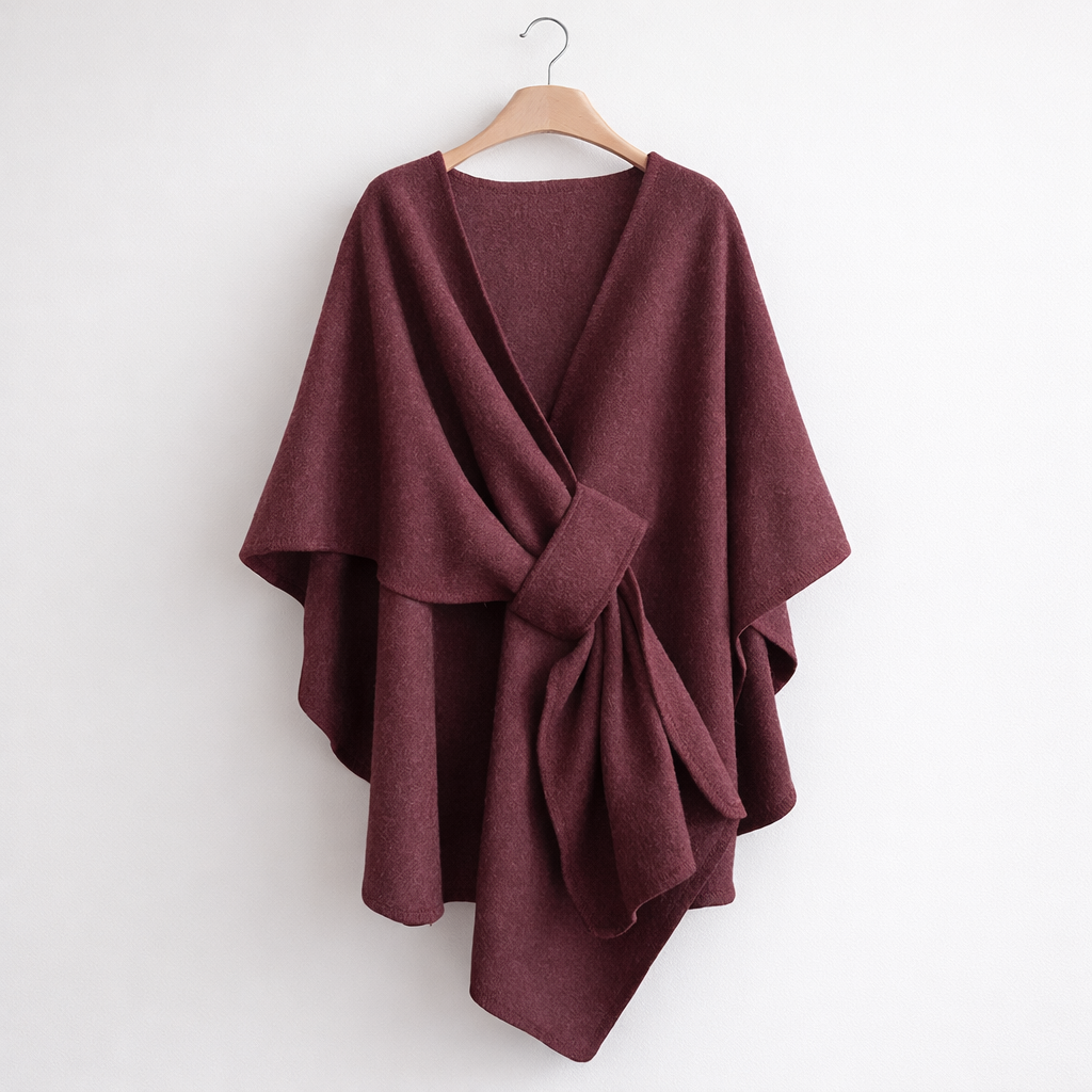 Veste Femme Coupe-vent en Forme d’Écharpe