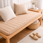 Bankovertrek met Geplooide Randen en Zachte Afwerking