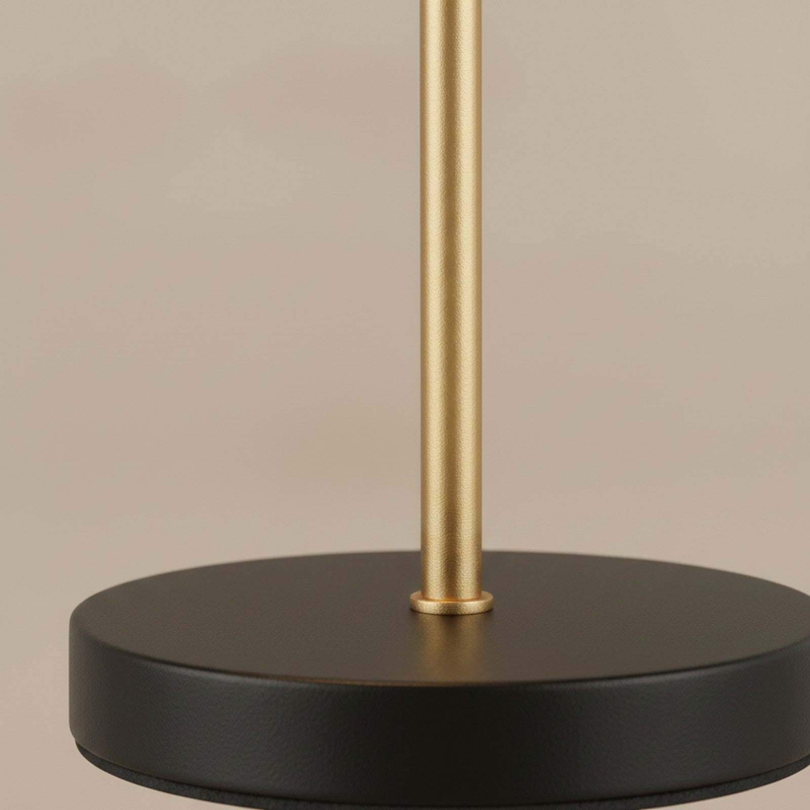 Cairo Table Lamp detail close-up of brass arc joint