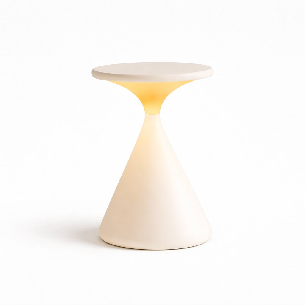 Timeglasformet Trådløs Bordlampe