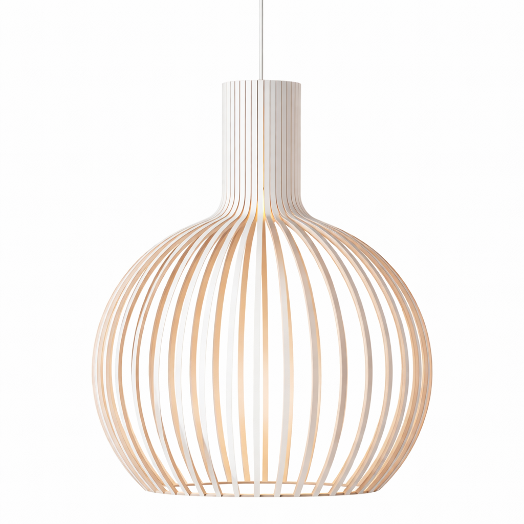 Rustik Træloftslampe til Stuen