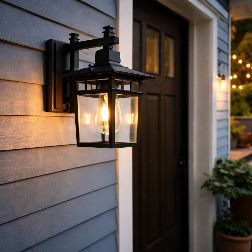 Outdoor Lantern Wall Fixture