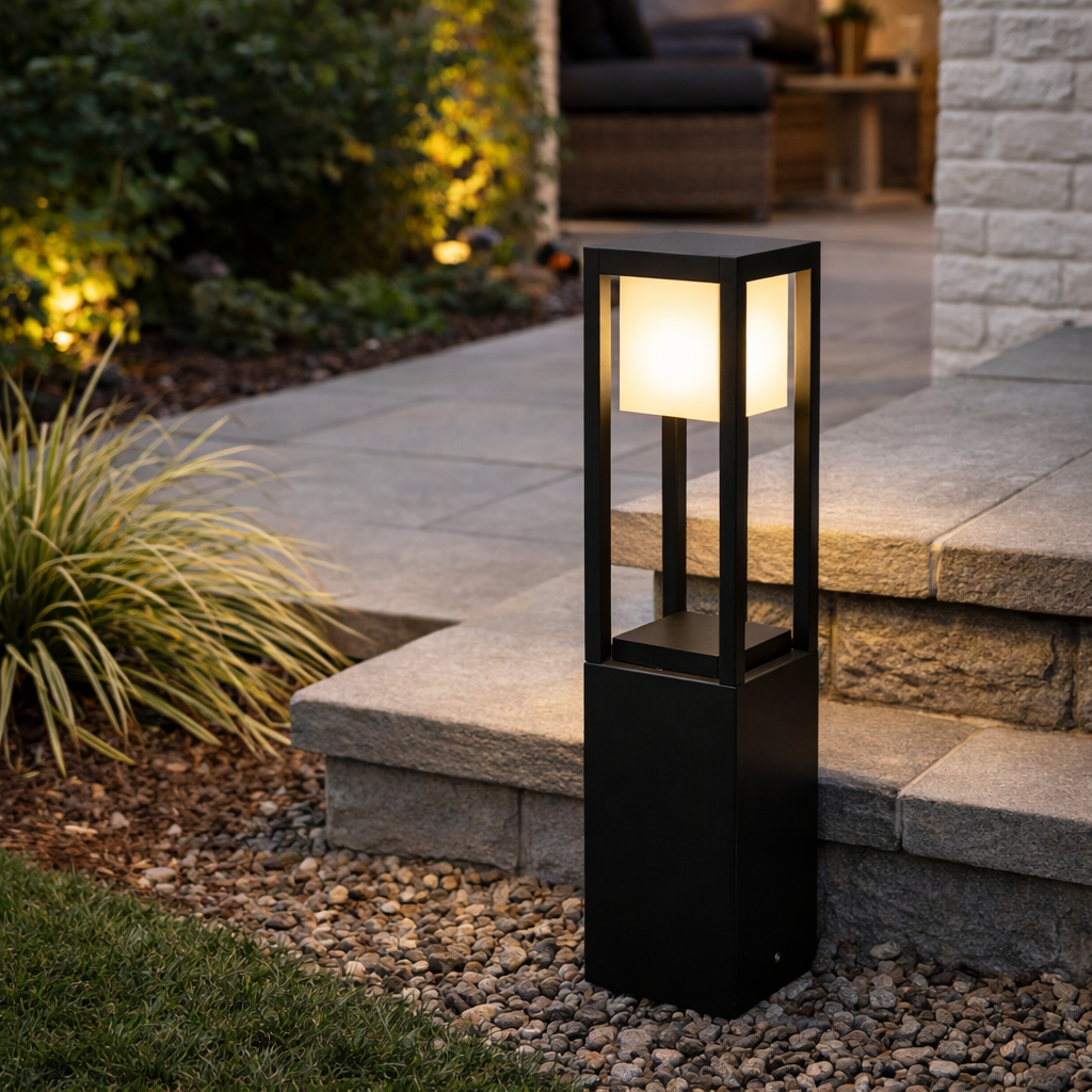 60 cm Cube Buiten Solar Lamp