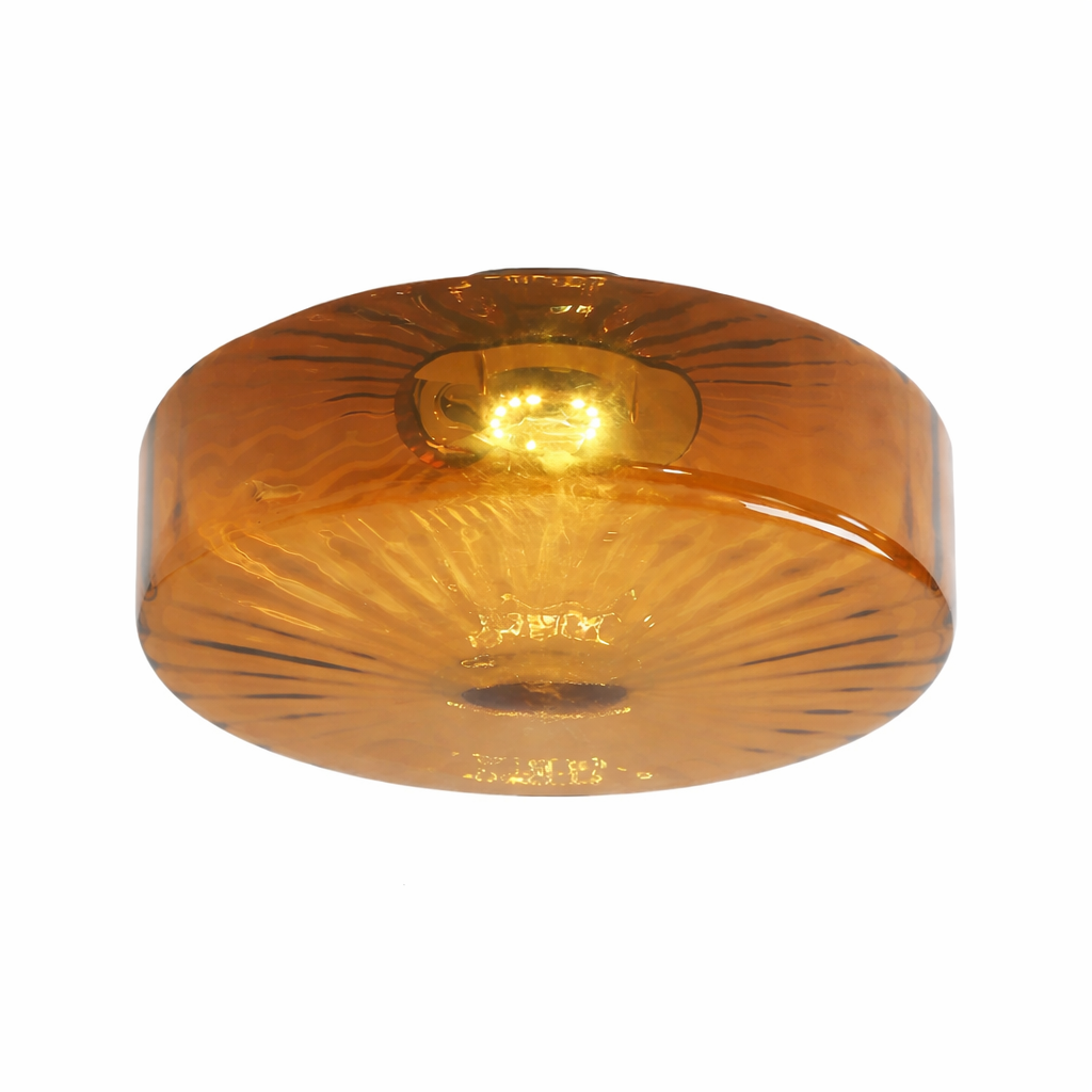 Plafonnier en verre au design moderne