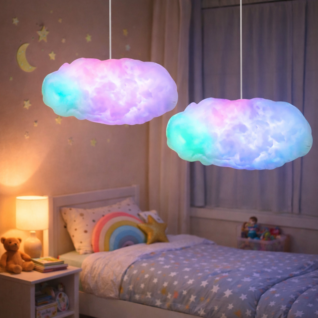 Suspension en forme de nuage pour intérieur