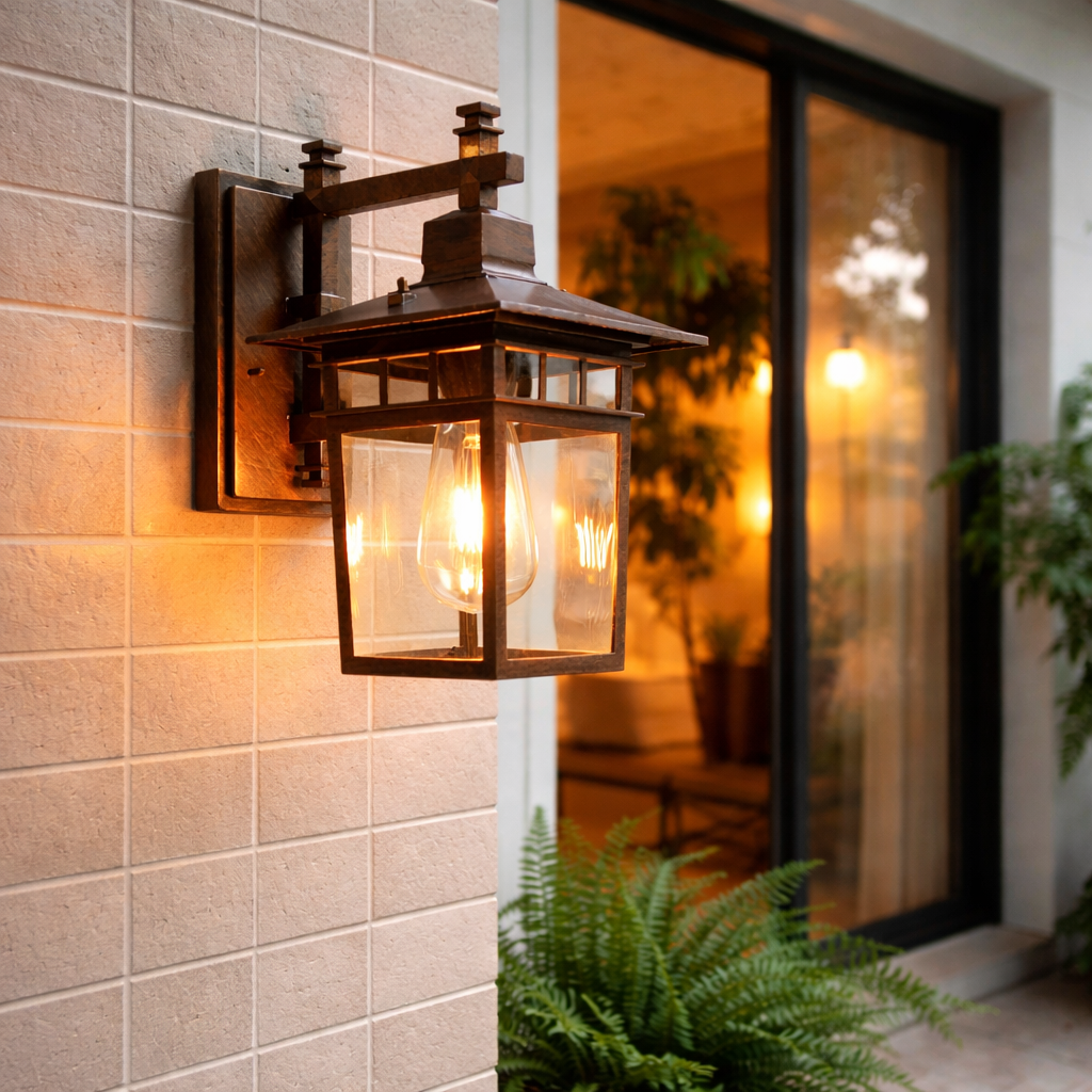 Outdoor Lantern Wall Fixture