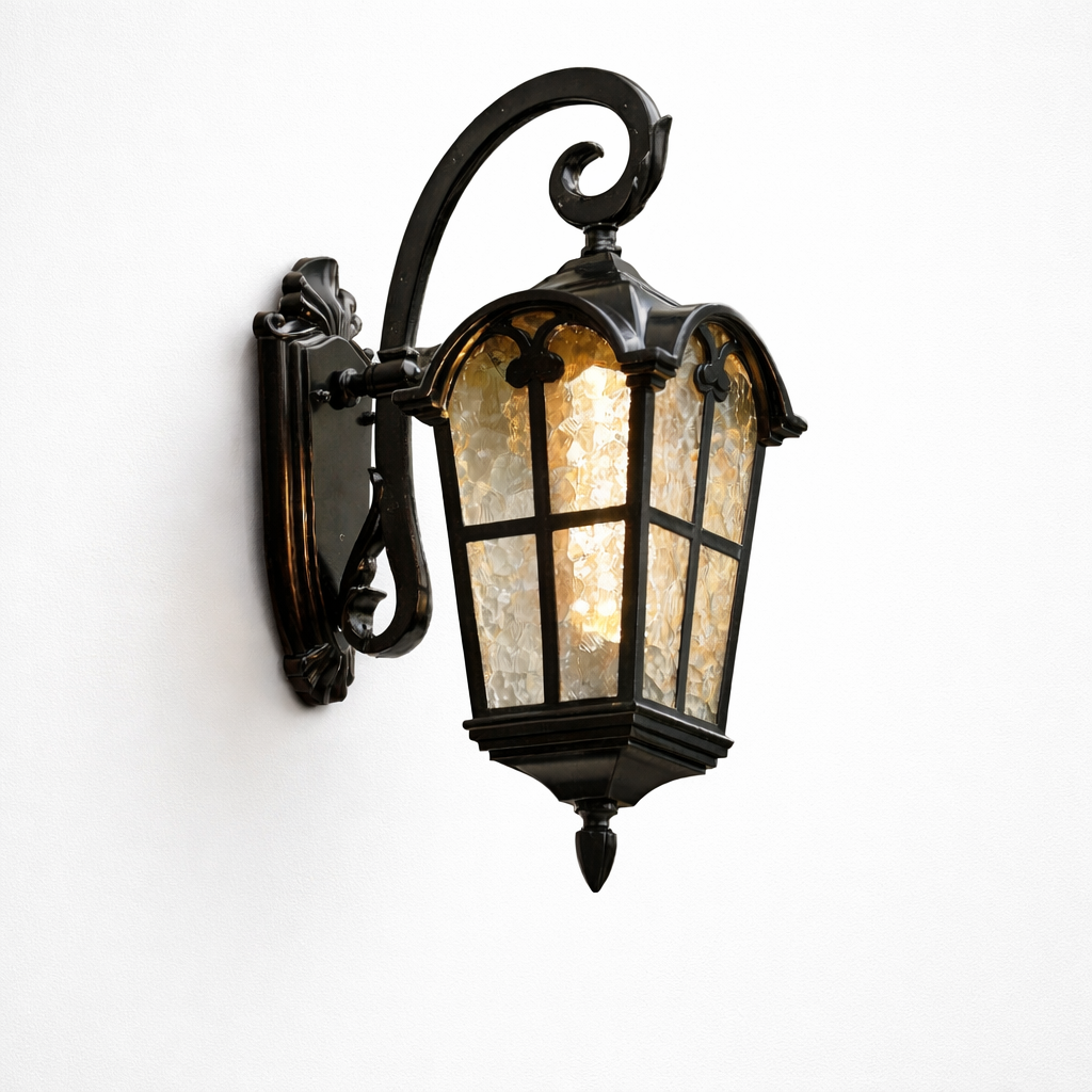 Romersk Stil Solcelle Vægbelysning til Udendørsbrug