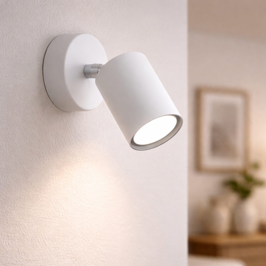 Wall Lamp With Double Light Output And Minimalist Shape