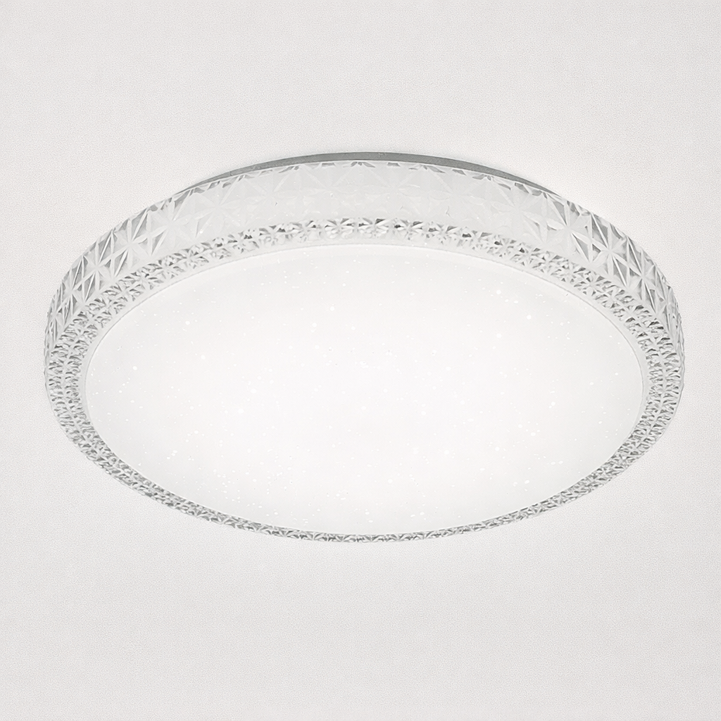 Plafonnier LED rond avec répartition uniforme de la lumière